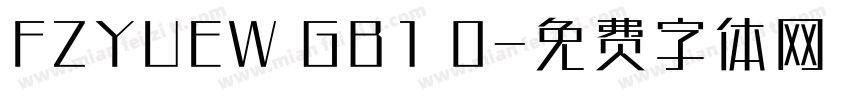 FZYUEW GB1 0字体转换
